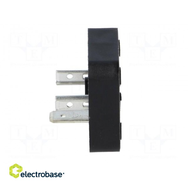 Connector: valve connector | socket | form A | 18mm | male | PIN: 3 | 16A image 3