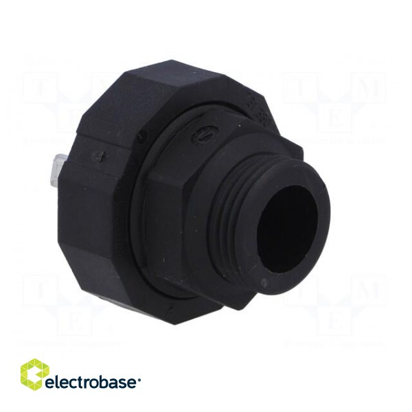 Connector: valve connector | socket | form A | 18mm | male | PIN: 4 | 16A фото 4