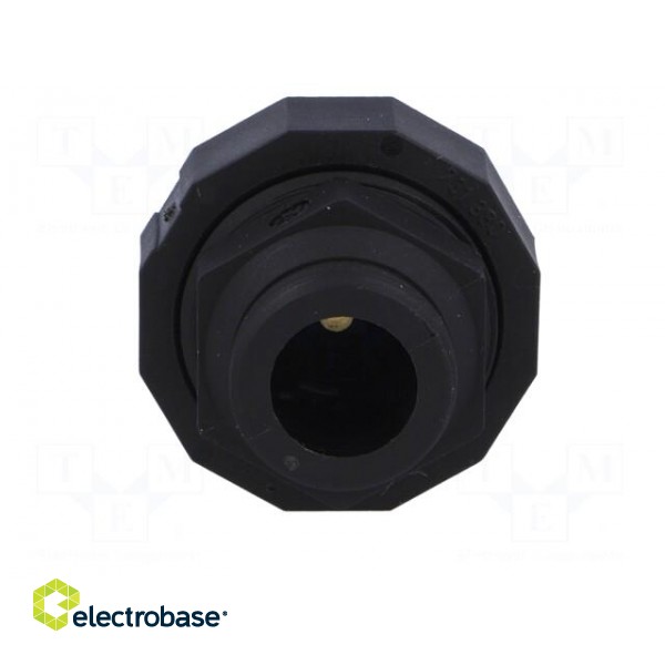 Connector: valve connector | socket | form A | 18mm | male | PIN: 4 | 16A paveikslėlis 5