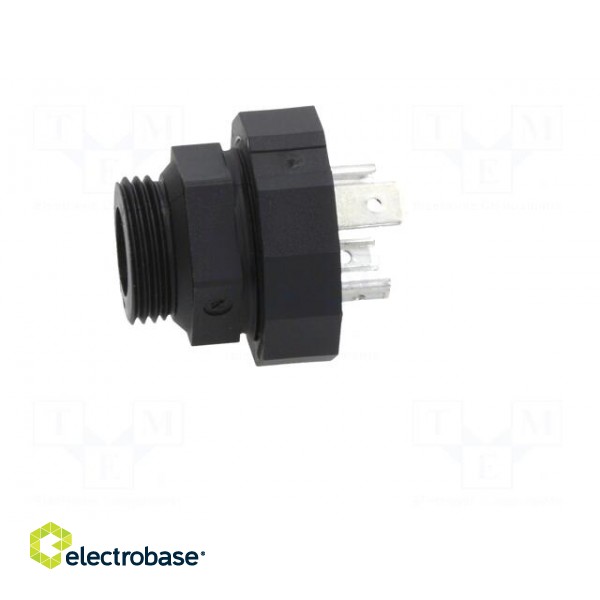 Connector: valve connector | socket | form A | 18mm | male | PIN: 4 | 16A фото 7