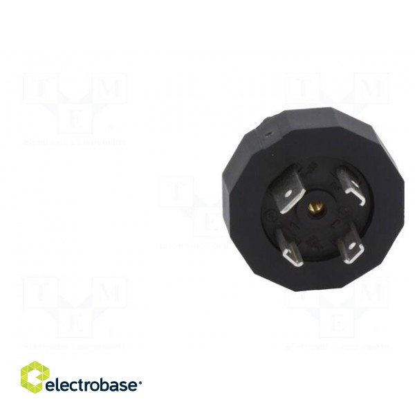 Connector: valve connector | socket | form A | 18mm | male | PIN: 4 | 16A image 9