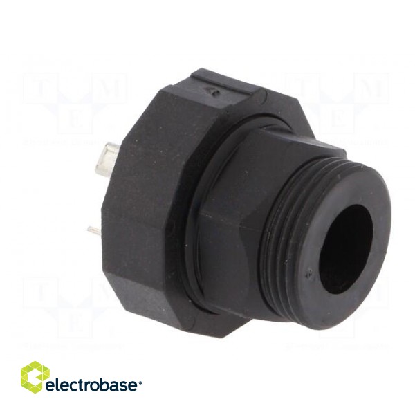 Connector: valve connector | socket | form A | 18mm | male | PIN: 4 | 16A paveikslėlis 4