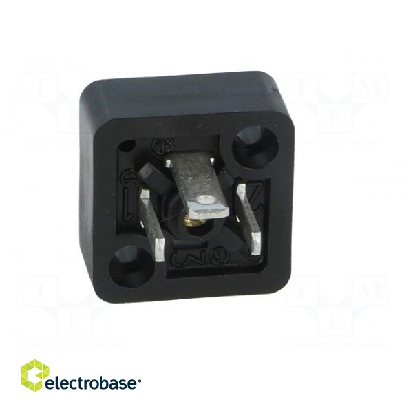 Connector: valve connector | socket | form C | 8mm | male | PIN: 3 | 6A image 5