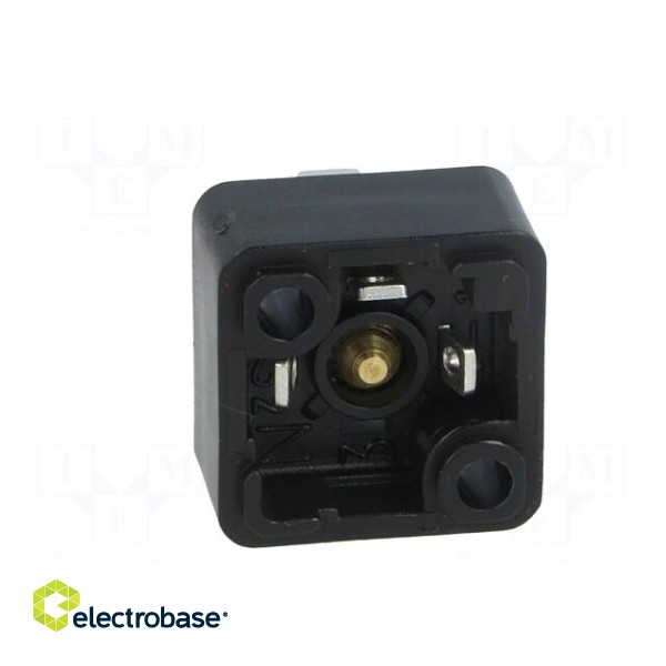 Connector: valve connector | socket | form C | 8mm | male | PIN: 3 | 6A фото 9