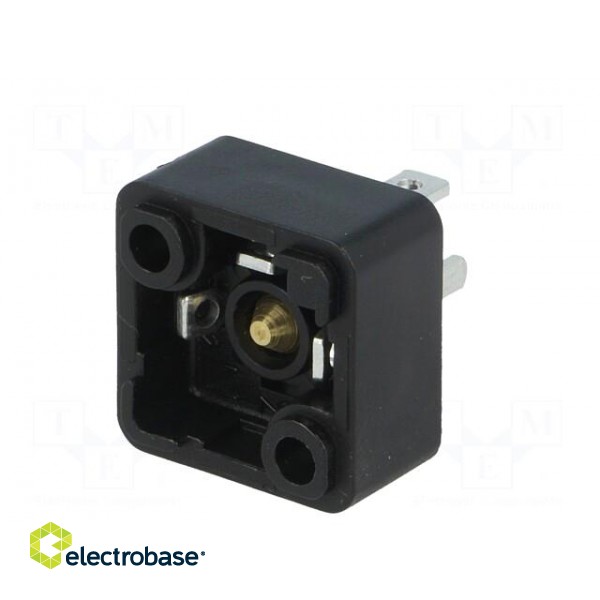 Connector: valve connector | socket | form C | 8mm | male | PIN: 3 | 6A фото 2
