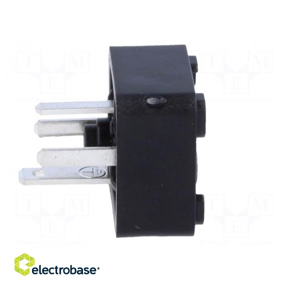 Connector: valve connector | socket | form C | 8mm | male | PIN: 4 | 6A image 5