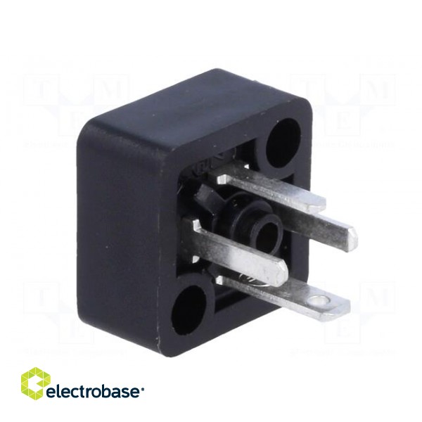 Connector: valve connector | socket | form C | 8mm | male | PIN: 4 | 6A фото 2