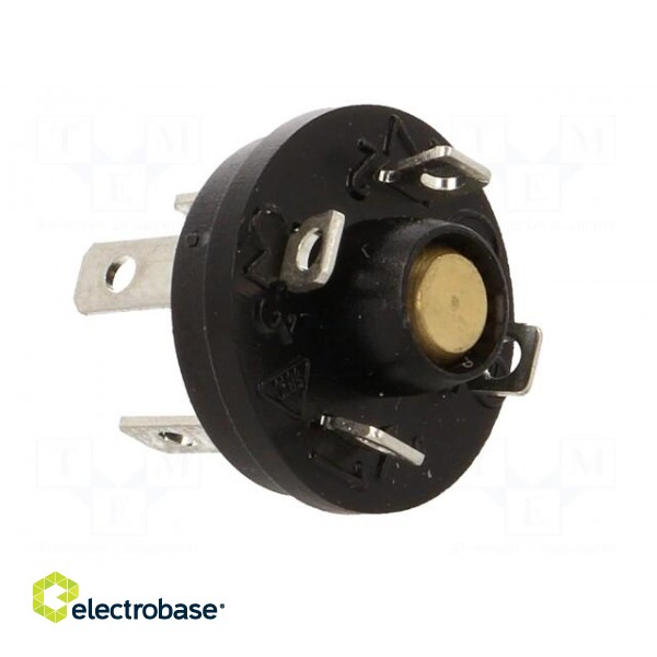 Connector: valve connector | socket | form C | 9.4mm | male | PIN: 4 image 4