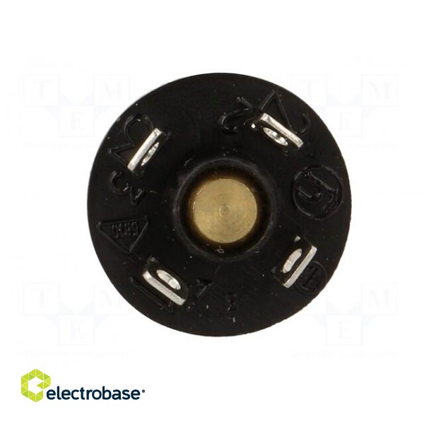 Connector: valve connector | socket | form C | 9.4mm | male | PIN: 4 image 5