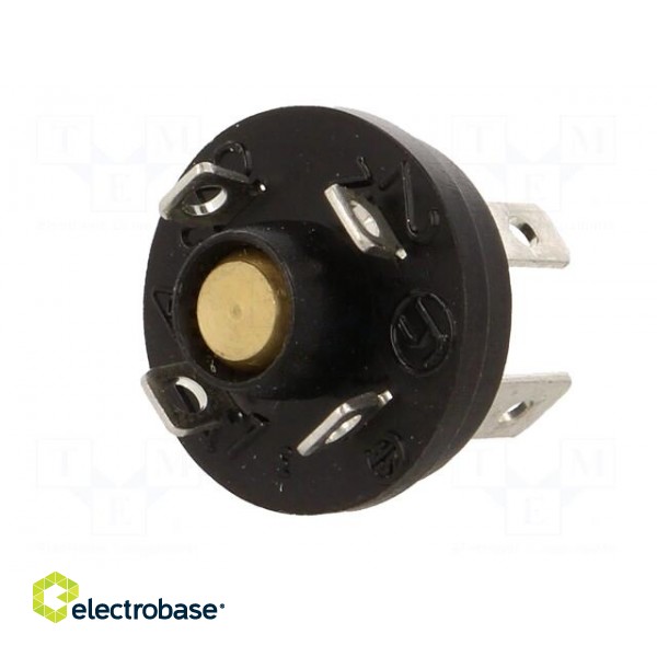 Connector: valve connector | socket | form C | 9.4mm | male | PIN: 4 image 6
