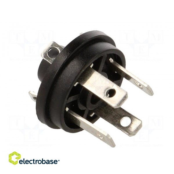 Connector: valve connector | socket | form C | 9.4mm | male | PIN: 4 image 8