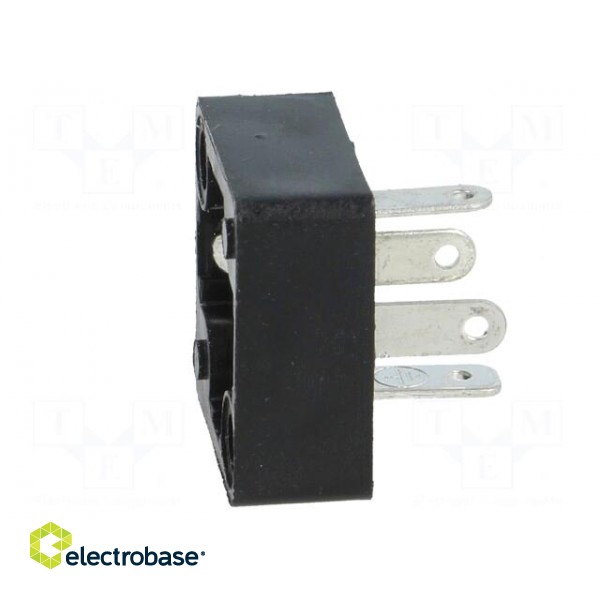Connector: valve connector | socket | form C | 9.4mm | male | PIN: 4 image 7