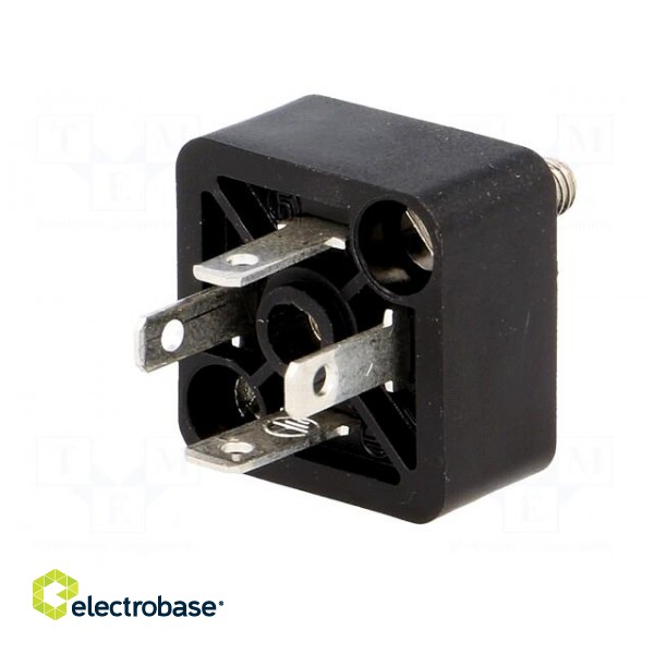 Connector: valve connector | socket | form C | 9.4mm | male | PIN: 4 фото 2