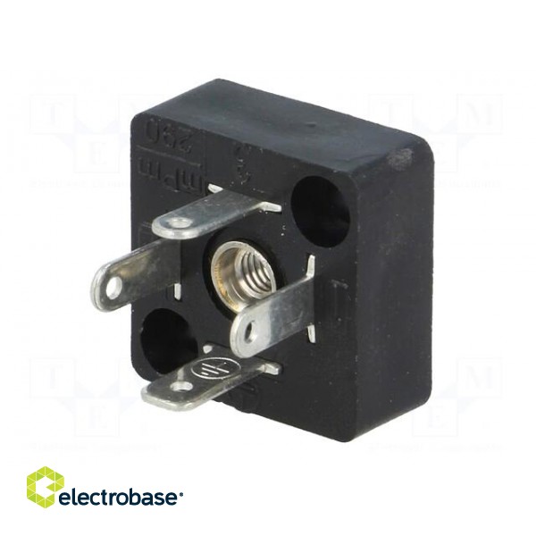 Connector: valve connector | socket | form C | 9.4mm | male | PIN: 4 image 2