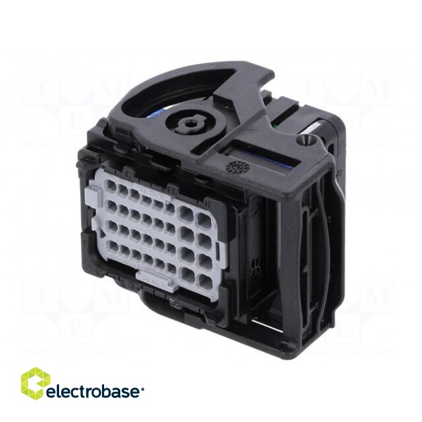 Connector: automotive | CMC | plug | female | Size: 1,5/0,635mm | black image 1
