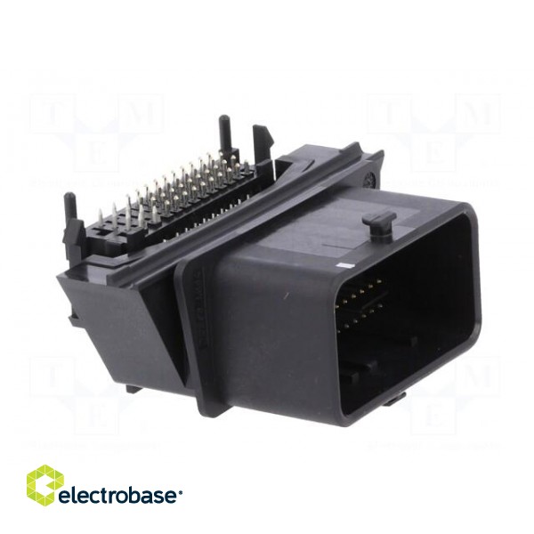 Connector: automotive | CMC | male | socket | PIN: 48(8+40) | black | THT image 8