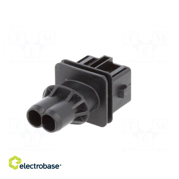 Connector: automotive | JPT | male | plug | for cable | PIN: 2 | black image 6