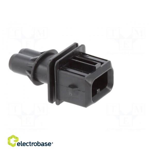 Connector: automotive | JPT | male | plug | for cable | PIN: 2 | black image 8