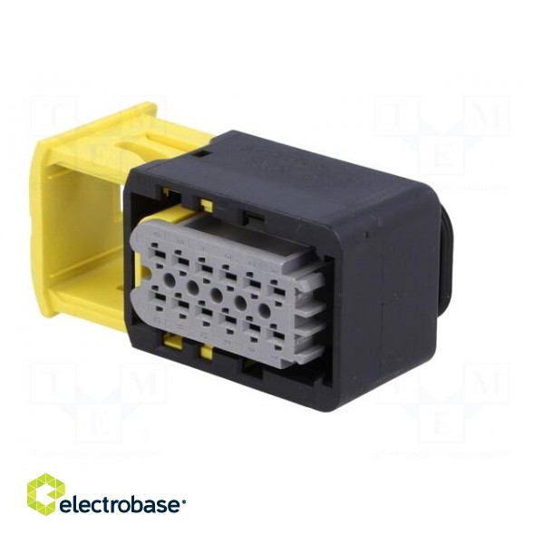 Connector: automotive | plug | female | PIN: 12 | IP67 | for cable | 60V image 2