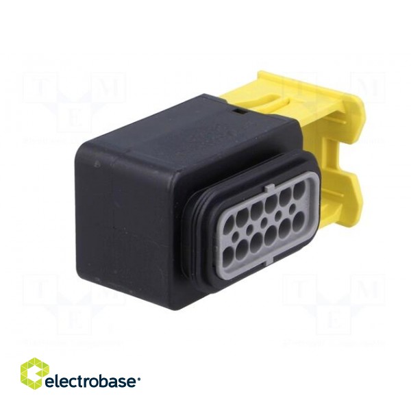Connector: automotive | plug | female | PIN: 12 | IP67 | for cable | 60V image 4
