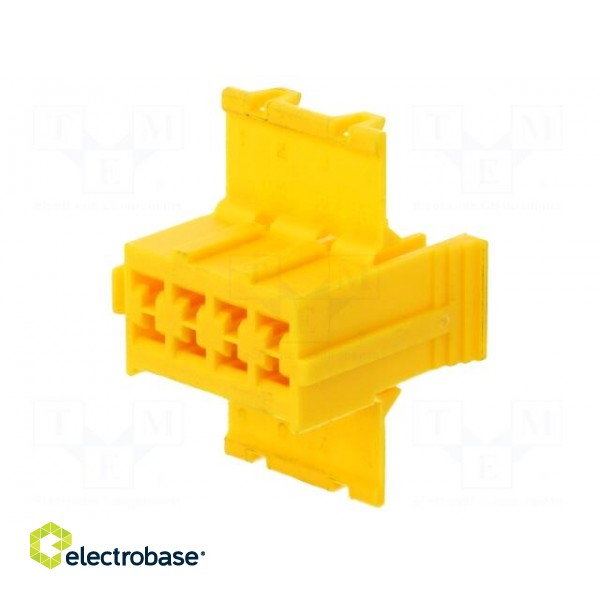 Connector: wire-board | Junior Timer | plug | female | PIN: 8 | yellow image 1