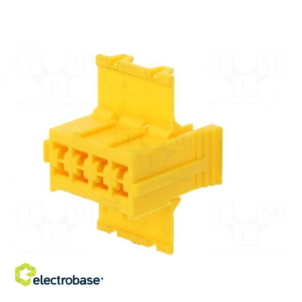 Connector: wire-board | Junior Timer | plug | female | PIN: 8 | yellow image 2