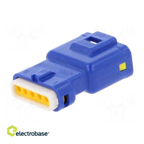 Connector: wire-wire | 560,E-Seal | male | plug | for cable | blue | IP67 image 6
