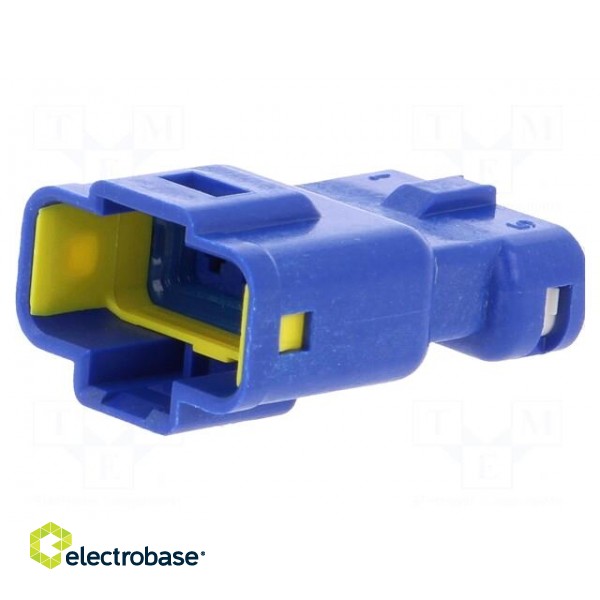 Connector: wire-wire | 560 | plug | male | IP67 | Locking: latch | blue фото 1
