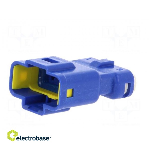 Connector: wire-wire | 560 | plug | male | IP67 | Locking: latch | blue image 2
