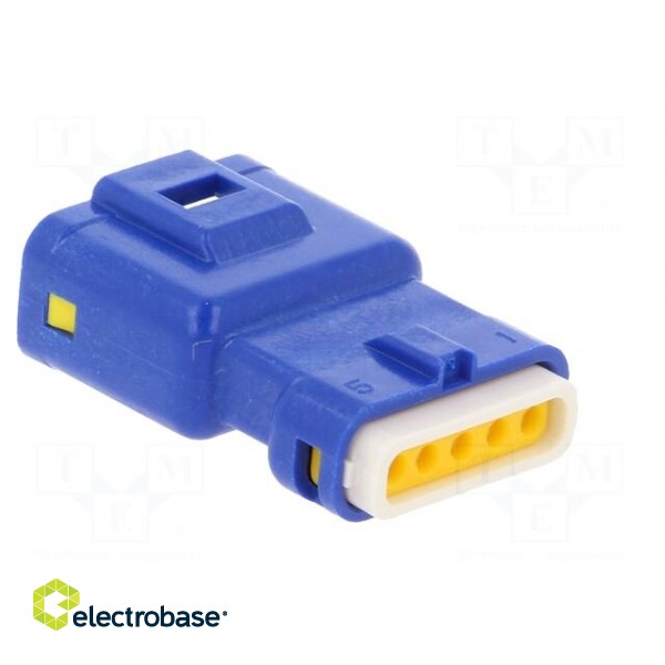 Connector: wire-wire | 560 | plug | male | IP67 | Locking: latch | blue image 4