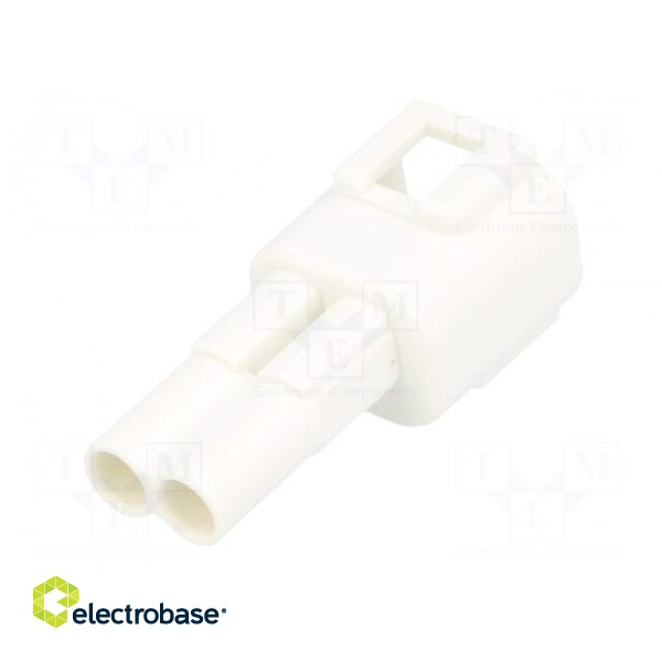 Connector: wire-wire | 570,E-Seal | plug | male | PIN: 2 | IP67 | white image 6