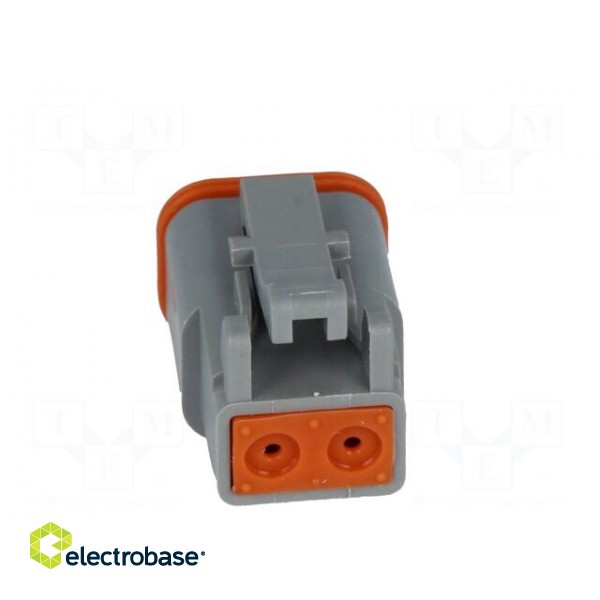 Connector: wire-wire | AT | plug | female | PIN: 2 | IP67 | Locking: latch paveikslėlis 5