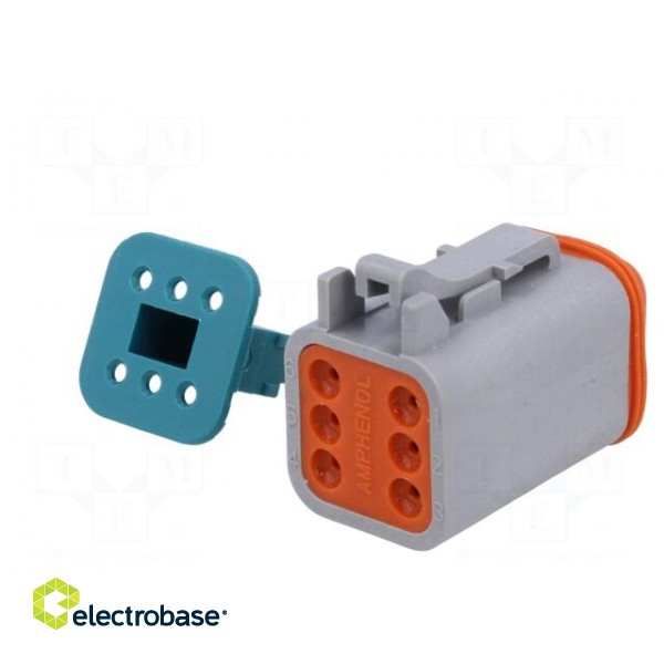 Connector: wire-wire | AT | plug | female | Size: 16 | 20AWG÷16AWG | PIN: 6 paveikslėlis 6