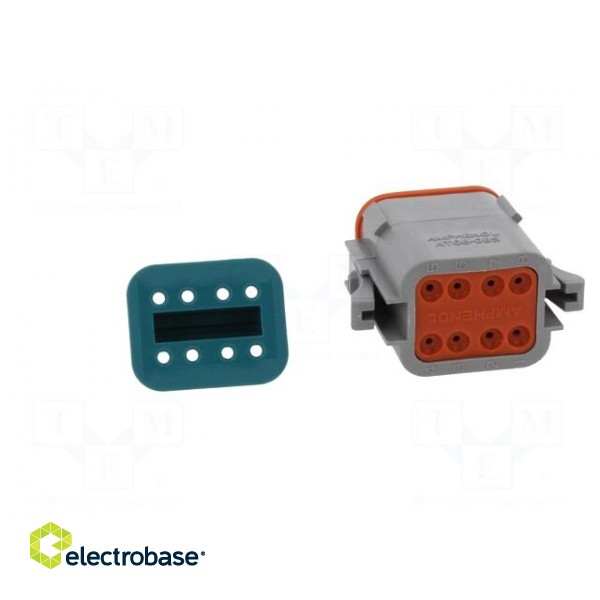 Connector: wire-wire | AT | female | plug | for cable | PIN: 8 | crimped image 5