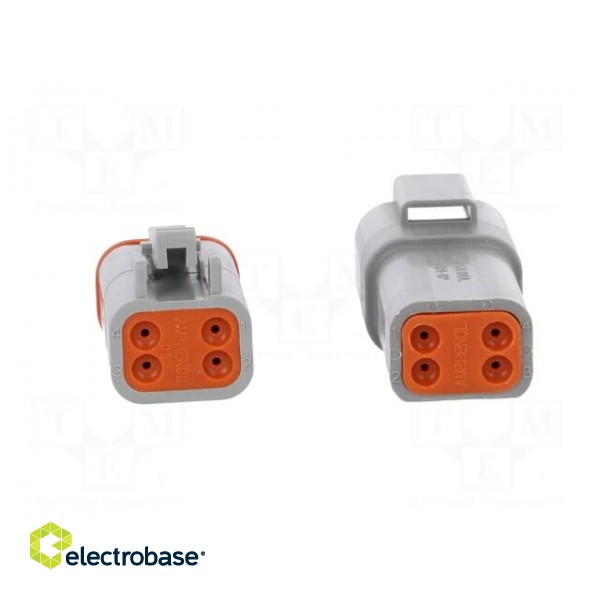 Connector: wire-wire | AT | plug | male + female | Size: 16 | PIN: 4 | 13A image 5