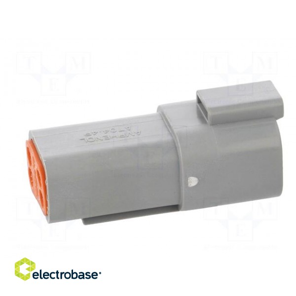 Connector: wire-wire | AT | plug | male | PIN: 4 | IP67 | Locking: latch image 7