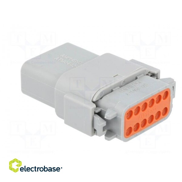 Connector: wire-wire | ATM | plug | male + female | Size: 20 | PIN: 12 image 4