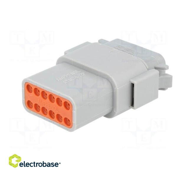 Connector: wire-wire | ATM | plug | male + female | Size: 20 | PIN: 12 image 2