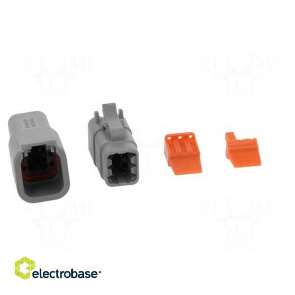 Connector: wire-wire | ATM | plug | male + female | Size: 20 | PIN: 6 image 9