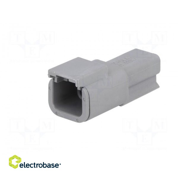 Connector: wire-wire | ATM | plug | male | PIN: 2 | IP67 | Locking: latch image 2