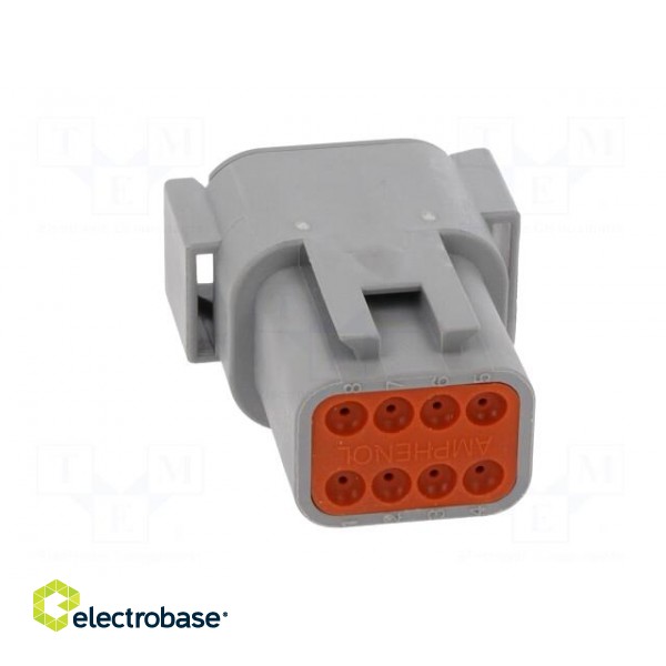 Connector: wire-wire | ATM | plug | male | PIN: 8 | IP67 | Locking: latch image 5