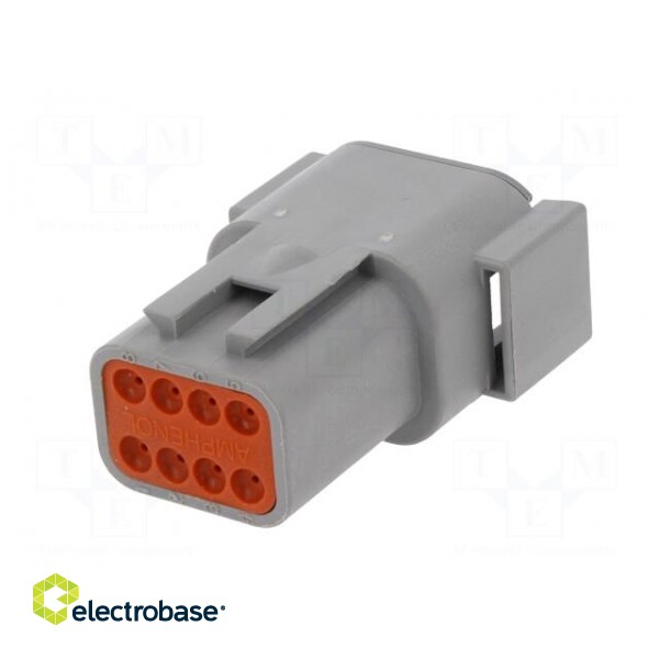 Connector: wire-wire | ATM | plug | male | PIN: 8 | IP67 | Locking: latch image 6