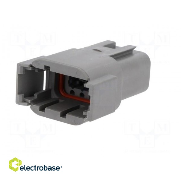 Connector: wire-wire | ATM | plug | male | PIN: 8 | IP67 | Locking: latch image 2