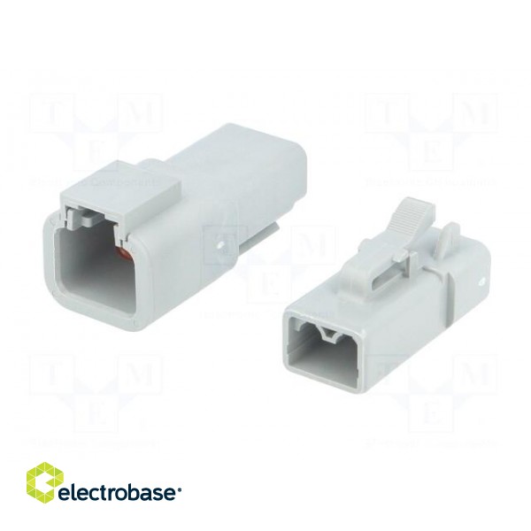 Connector: wire-wire | ATP | plug | male + female | Size: 12 | PIN: 2 image 2