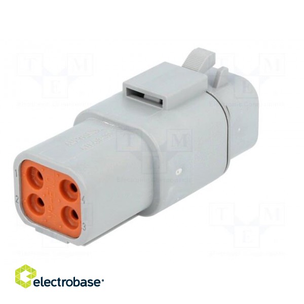 Connector: wire-wire | ATP | plug | male + female | Size: 12 | PIN: 4 фото 2