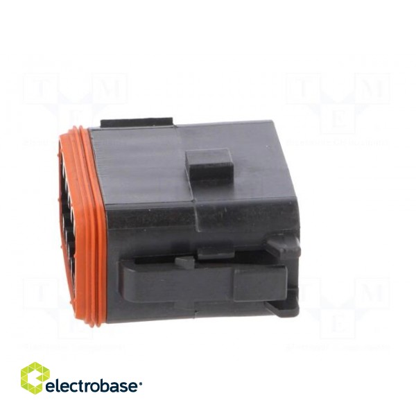 Connector: wire-wire | DT | female | plug | for cable | PIN: 12 | black image 7