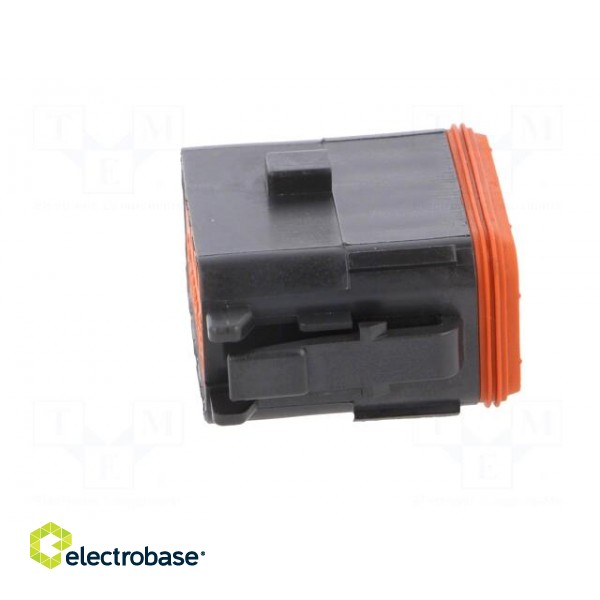 Connector: wire-wire | DT | female | plug | for cable | PIN: 12 | black image 3