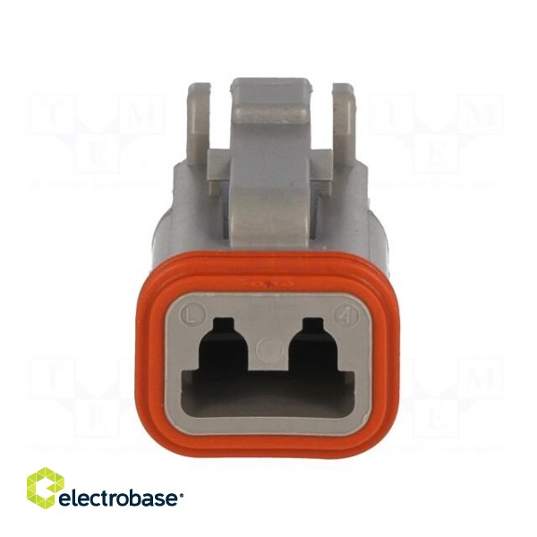 Connector: wire-wire | DT | female | plug | for cable | PIN: 2 | grey | IP68 image 9