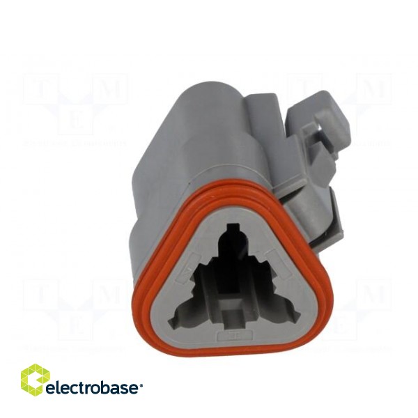 Connector: wire-wire | DT | female | plug | for cable | PIN: 3 | grey | IP68 image 9