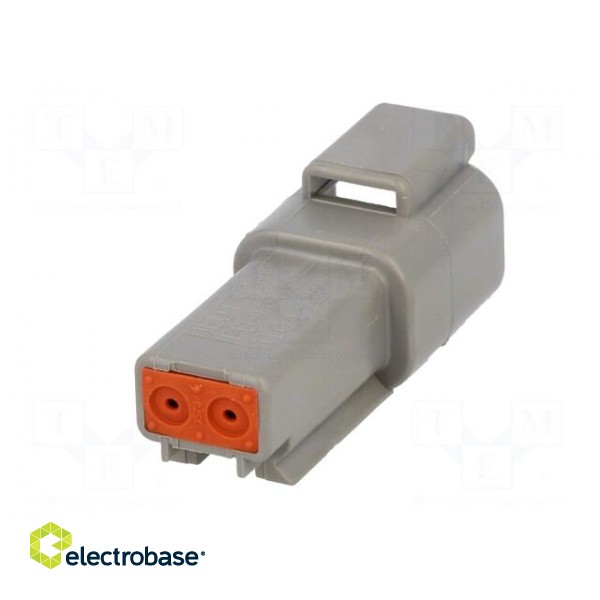 Connector: wire-wire | DT | plug | male | PIN: 2 | IP68 | Locking: latch paveikslėlis 6